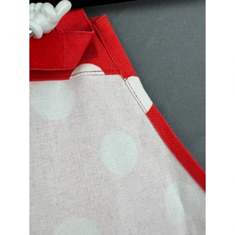 Williams Sonoma Mickey Minnie Mouse Kids Apron Red Polka Dot NWT Cooking Baking